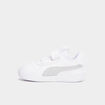 Tennis basses à scratchs Puma Multiflex blanc bébé fille