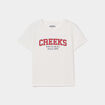 T-shirt manches courtes coton Creeks blanc garçon