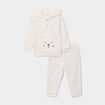 Ensemble de jogging 2 pièces coton beige bébé garçon