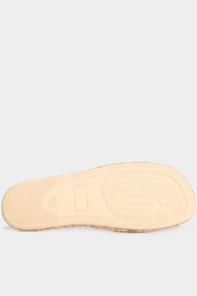 Mules &agrave; semelles cordes multicolore femme