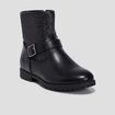 Bottines à paillettes noir fille