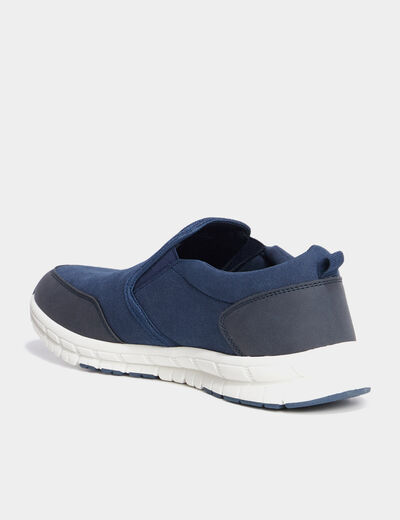 Loafer effet similicuir bleu marine homme