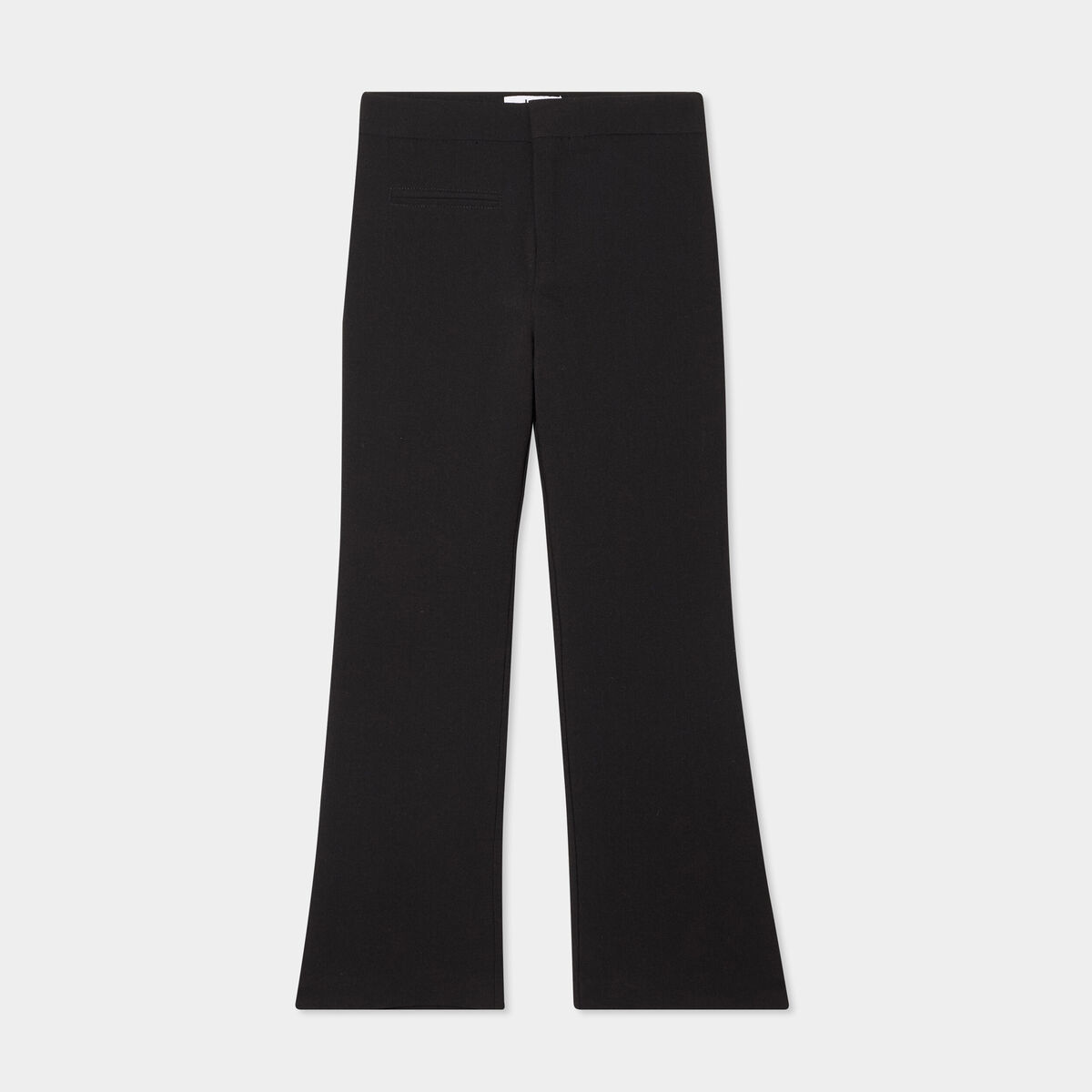 Pantalon flare noir fille