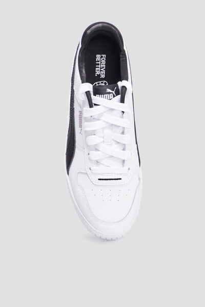 Tennis basses en cuir Puma Carina Street noir femme