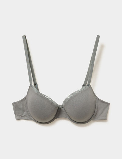 Soutien-gorge embo&icirc;tant padd&eacute; vert clair femme