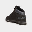 Bottines montantes semelles crant&eacute;es noir homme