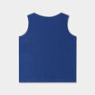 Lot de 2 débardeurs col rond coton bleu marine bébé garçon