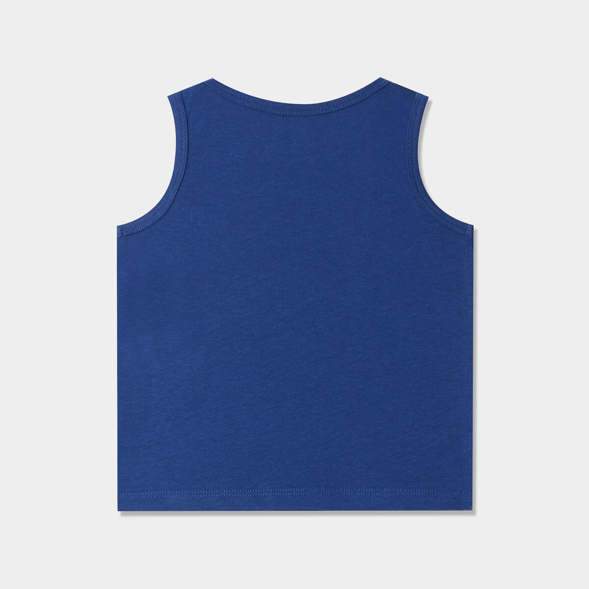 Lot de 2 débardeurs col rond coton bleu marine bébé garçon