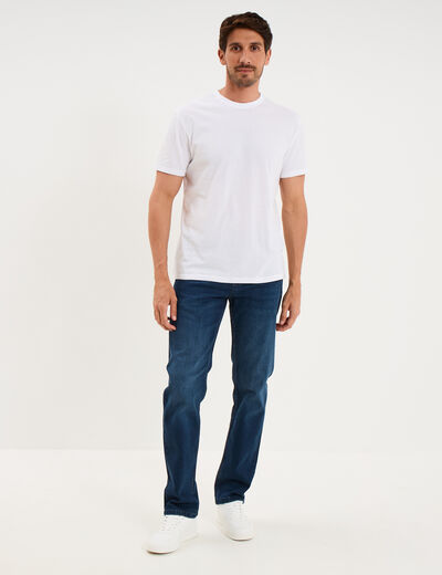 Jeans regular 5 poches denim used homme