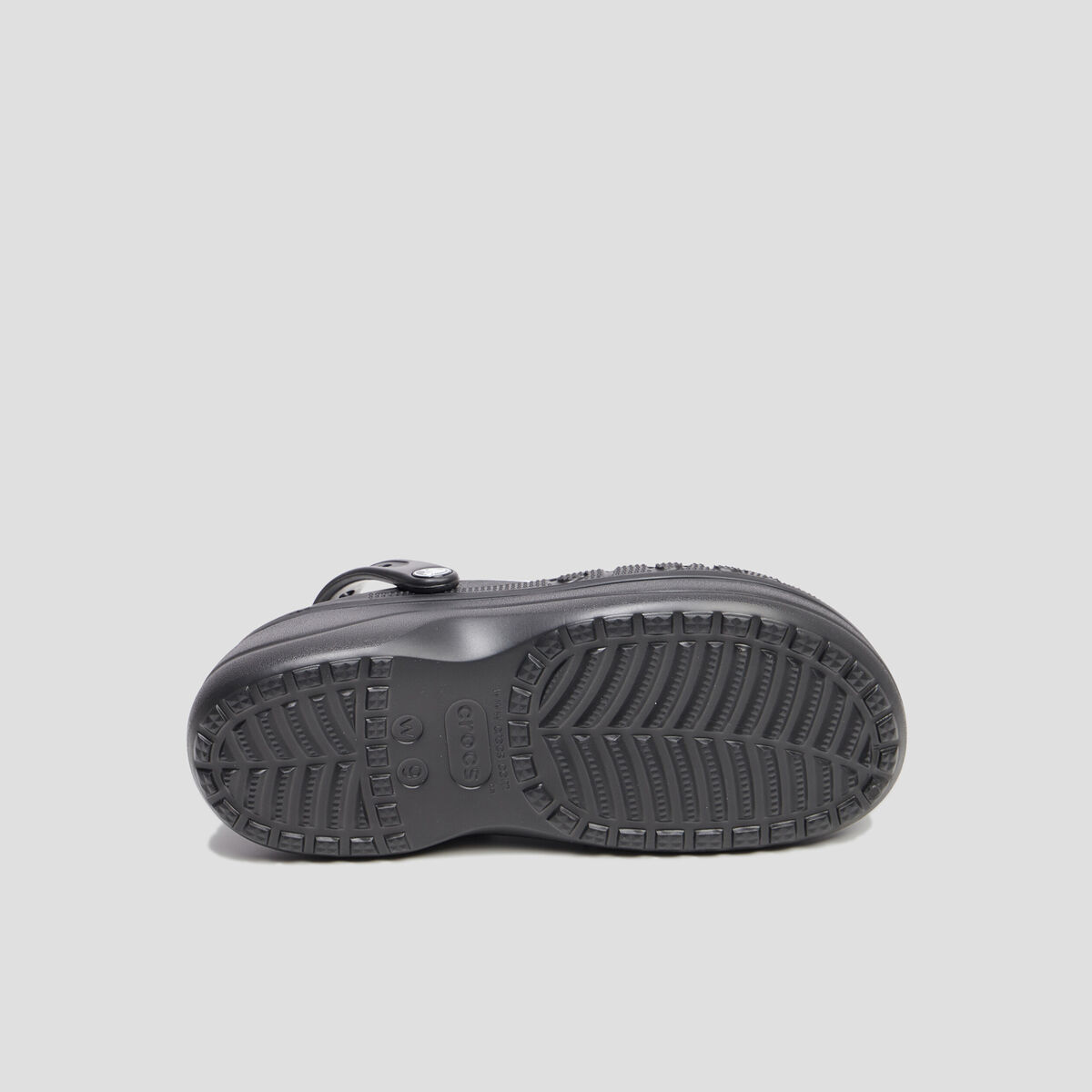 Sabots plateformes Crocs noir femme