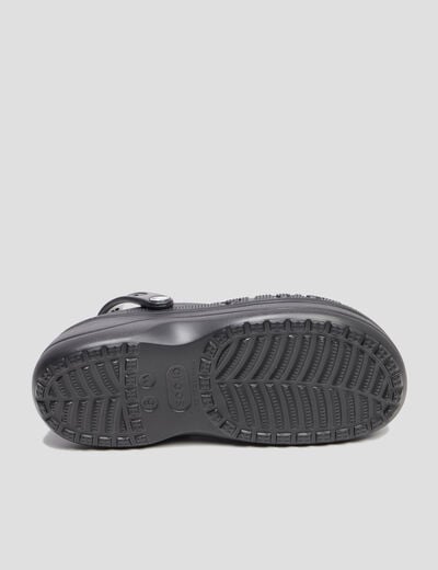 Sabots plateformes Crocs noir femme