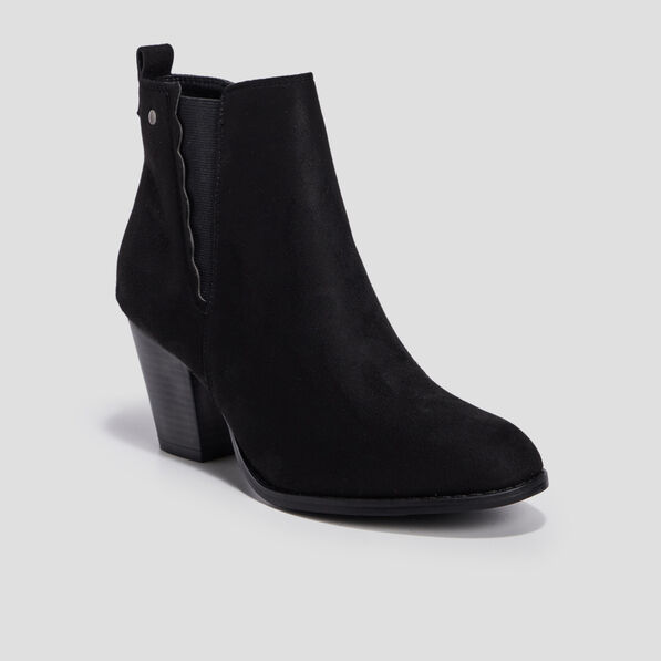 bottines chelsea a talons noir femme Bottines chelsea à talons noir femme