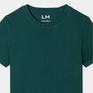 T-shirt en coton manches courtes vert foncé garçon