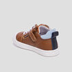 Bottillons zippés en cuir camel bébé garçon