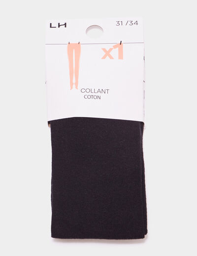Collant opaque noir fille
