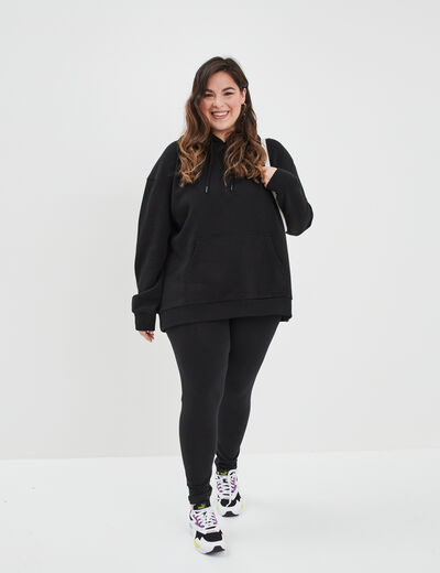 Legging noir femme grande taille