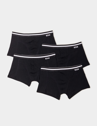 Lot 4 boxers DIM Ecodim noir homme