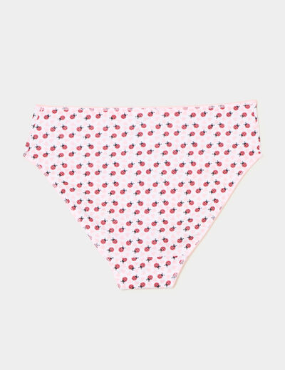 Lot 5 culottes coton rose clair fille