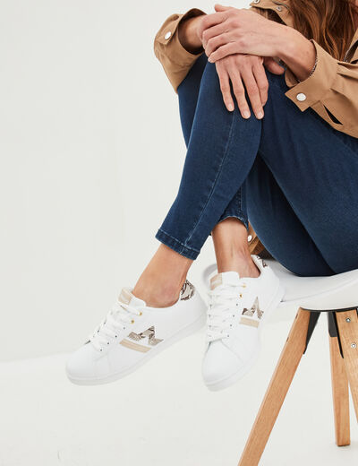 Tennis basses à lacets Creeks sable femme