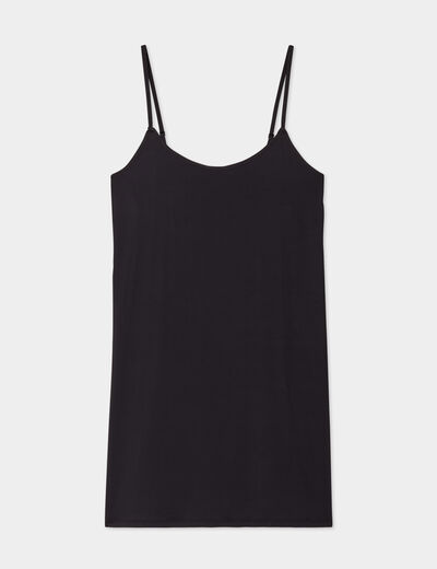 Nuisette fond de robe noir femme