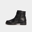 Bottines en cuir zippée Liberto noir femme