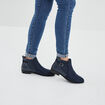 Bottines chelsea avec boucles bleu femme