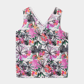 blouse sans manches col en v ecru femmegt Blouse sans manches col en V ecru femme grande taille