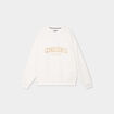 Sweat col rond manches longues Creeks blanc femme