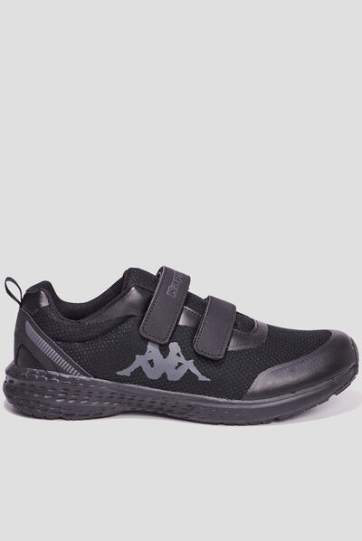 Baskets running à scratchs Kappa Glinch noir homme