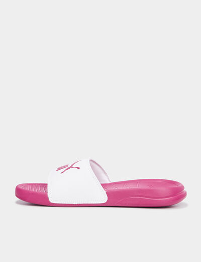 Claquettes Puma rose fushia femme