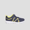 Baskets running à scratchs Rexited bleu marine garçon
