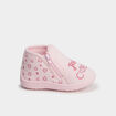 Chaussons bottillons zipp&eacute;s rose b&eacute;b&eacute; fille