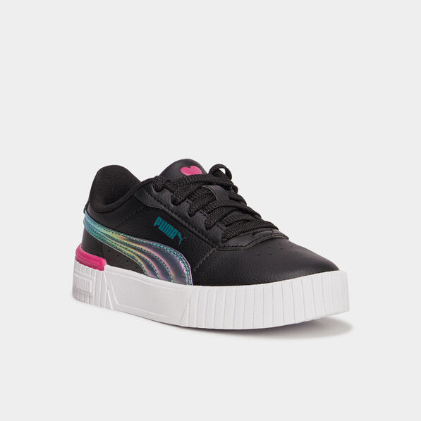 Tennis basses à lacets Puma Carina noir fille