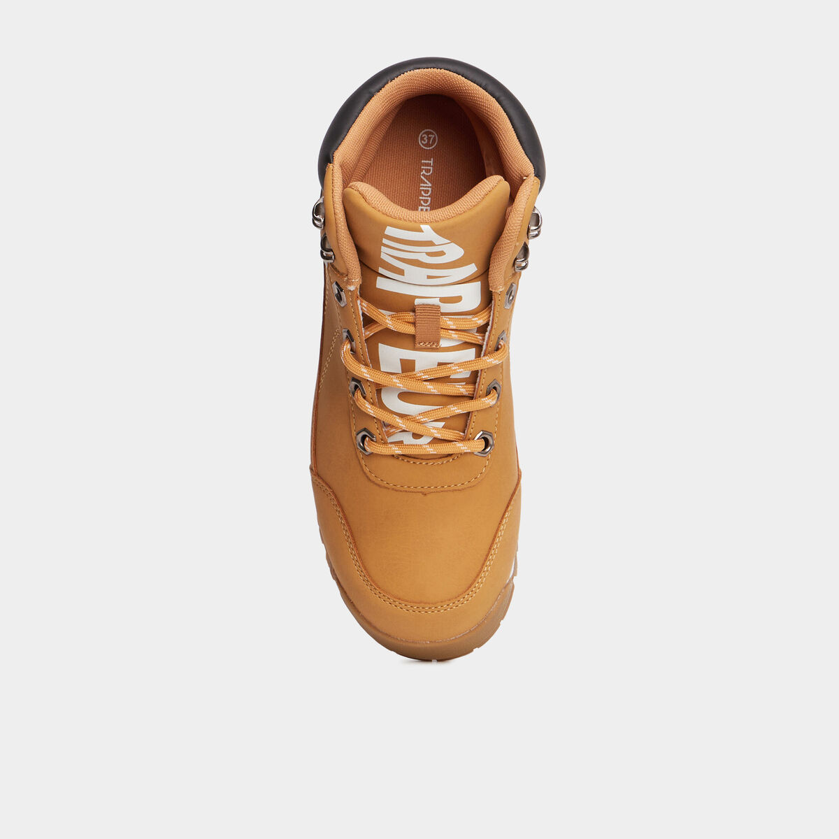 Bottines zip lacets Trappeur Babino jaune garçon