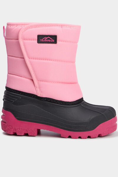 Bottes de neige fourr&eacute;es rose fille