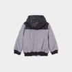 Veste zipp&eacute;e avec capuche gris gar&ccedil;on