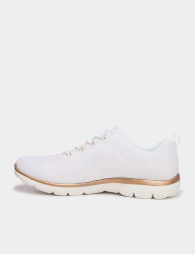 Baskets running Skechers Pure Genius blanc femme