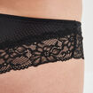 Shorty micro dentelle noir femme