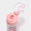 Gourde transparente fleurie multicolore mixte