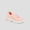 Baskets running &agrave; lacets Liberto rose fille