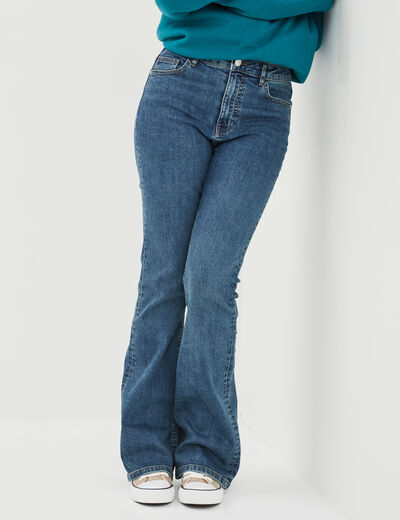 Jeans flare 5 poches Creeks denim dirty femme