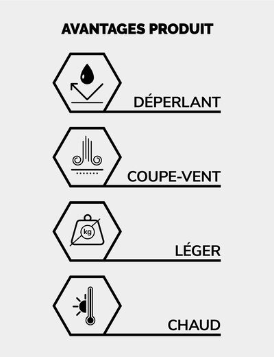 Doudoune légère déperlante sans manches taupe homme