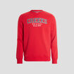 Sweat &agrave; col rond rouge homme
