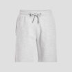 Short jogging molleton droit gris clair homme