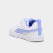 Tennis basses scratchs Puma Courtflex V3 bleu ciel b&eacute;b&eacute; fille
