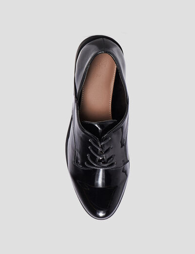 Derbies vernies noir femme