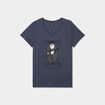 T-shirt coton Étrange Noël de Mr Jack gris femme grande taille