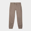 Pantalon de jogging en lin mélangé gris homme