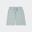 Bas de pyjama short taille élastiquée bleu gris femme