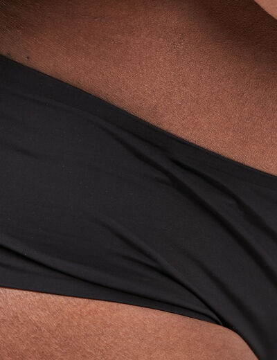 Shorty microfibre sans coutures noir femme